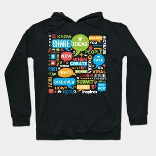 Social Media Funny Design Hoodie